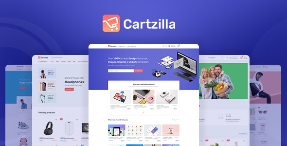 Cartzilla - Digital Marketplace Grocery Store WordPress Theme