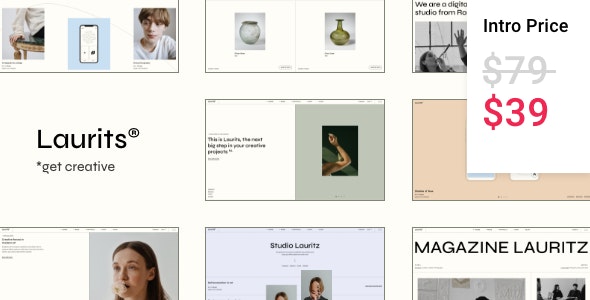 Laurits - Portfolio and Agency Theme