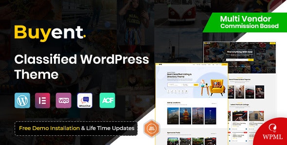 Buyent - Classified WordPress Theme 1.0.4