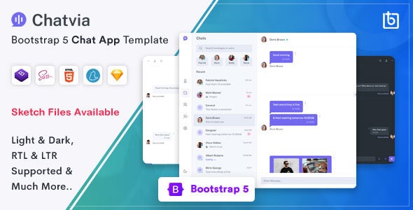Chatvia - Bootstrap 5 Chat App Template