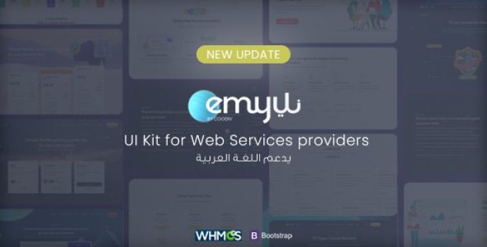 EMYUI – Multipurpose Web Hosting with WHMCS Template