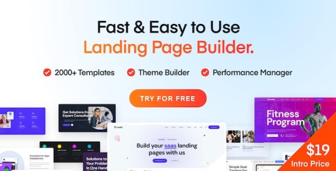 Landio – Multi-Purpose Landing Page WordPress Theme 3.0.10