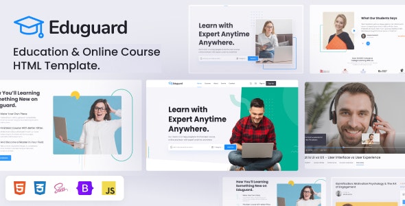Eduguard - Education & Online Course Bootstrap 5 Template
