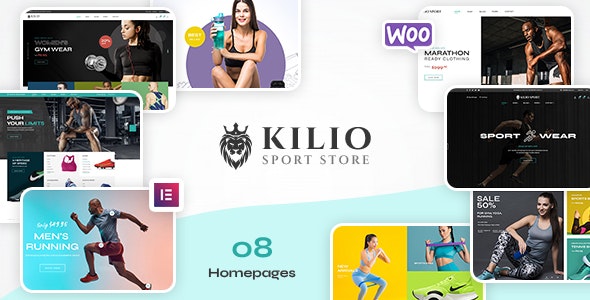 Kilio - Sport Shop WooCommerce WordPress Theme