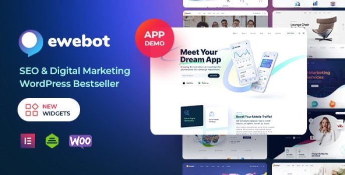 Ewebot – Digital Marketing Agency  SEO WordPress Theme