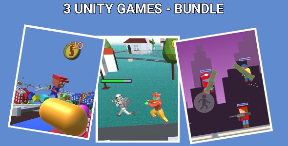 Cheap Unity Game 3 Unity Games - Bundle - Nulled