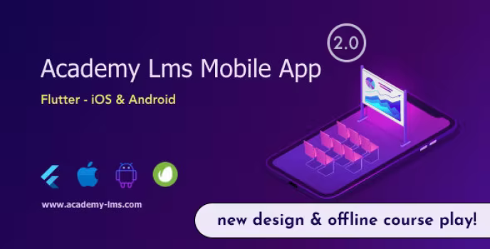 Academy Lms Student Mobile App – Flutter iOS  Android