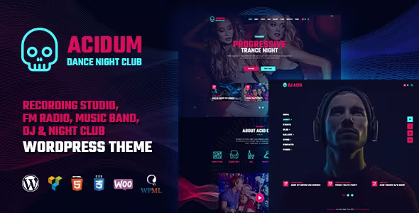 Acidum - Night Club and DJ WordPress theme 1.4.5
