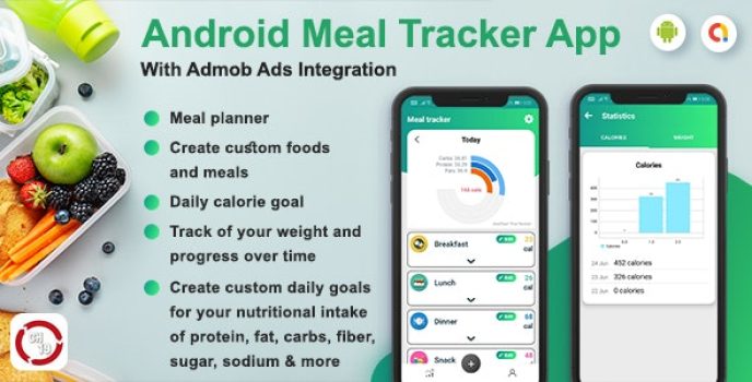 Android Meal Tracker App (Calorie Tracker, Weight Loss)