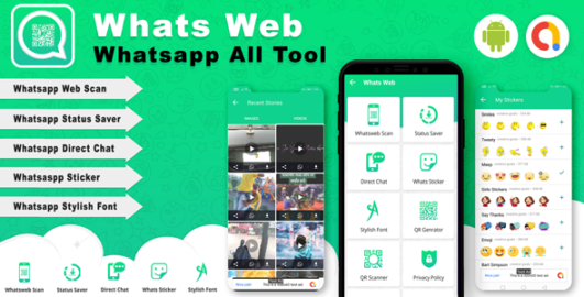 Android Whats Web - Whatsapp all tools App (Version -2)