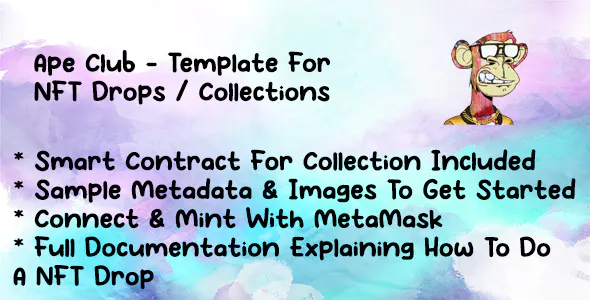 Ape Club - NFT Drop / Collection Template