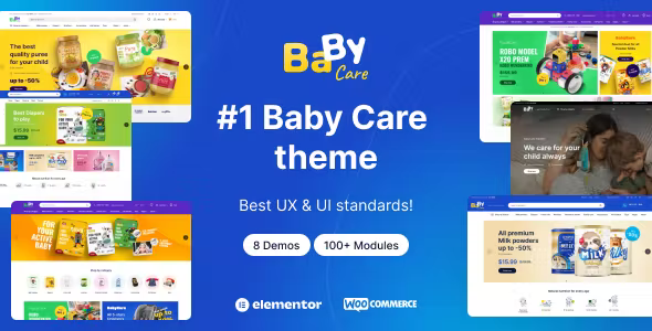 BabyCare - Kids Store WooCommerce WordPress Theme 1.0.9