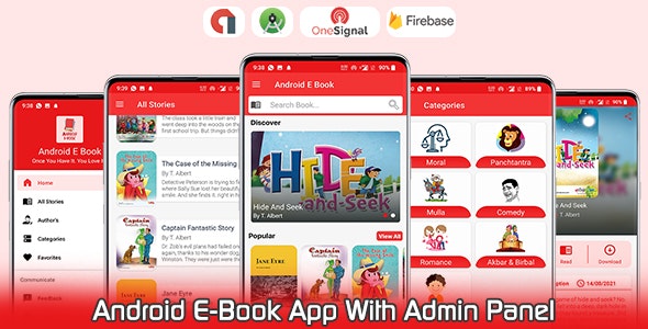 Android E-Book App - Admin Panel - Admob & FAN