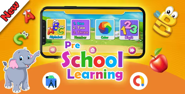 Best Kids Learning Preschool App on Android + Kids Game With Admob - Nulled