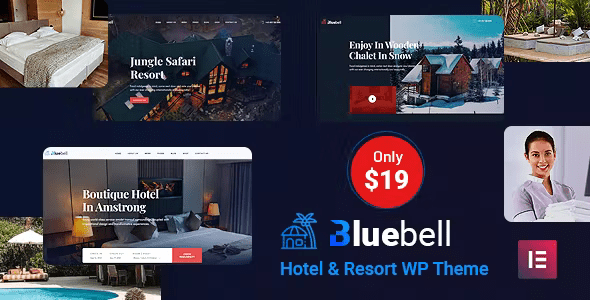 Bluebell - Hotel Resort WordPress Theme