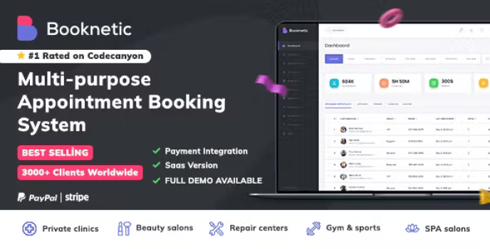 Booknetic – Appointment Booking  Appointment Scheduling  Calendar reservation
