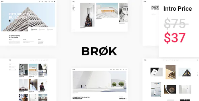 Brøk – Architecture Theme