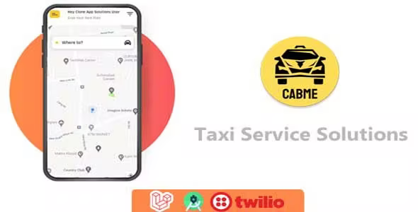 Cabme - Enterprise Level Complete Taxi App Android + Web