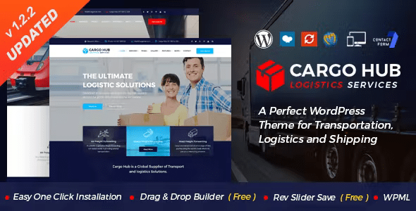 Cargo HUB - Transportation and Logistics WordPress Theme