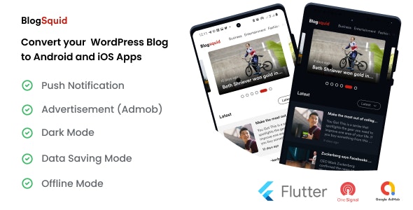 Blogsquid - Wordpress Blog Mobile App