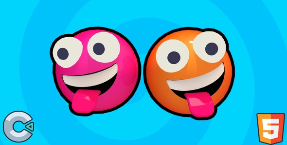 Mini Heads Party - 2 Players (HTML5 Game - Construct 3 - C3P)