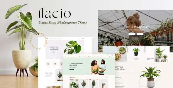 Flacio - Plants Shop WooCommerce Theme 1.0.3