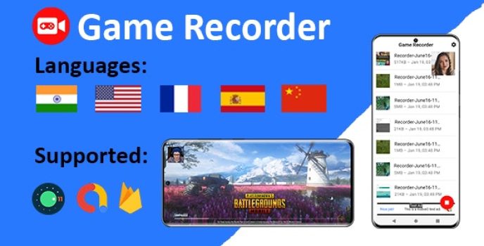 Game Recorder with Front Camera and Audio