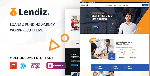 Lendiz - Loan Funding Agency WordPress Theme