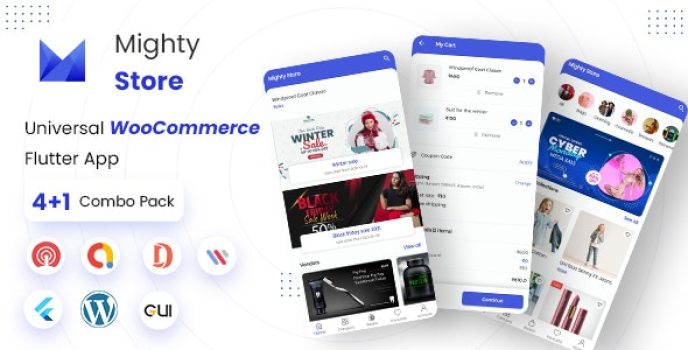 Store WooCommerce – Flutter e-commerce Full App