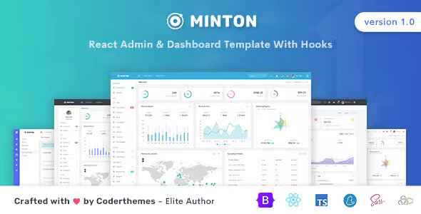 Minton - React Admin & Dashboard Template