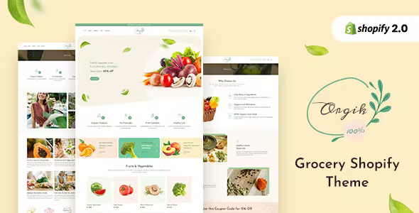 Orgik - Vegitables, Fruits & Grocery Store Shopify Theme