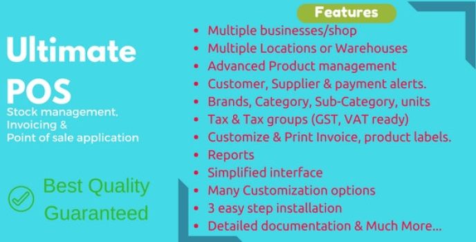 Ultimate POS – Best ERP, Stock Management, Point of Sale  Invoicing application