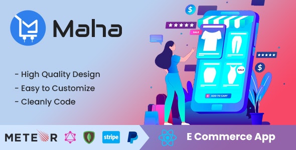 Maha - Ecommerce React Native App