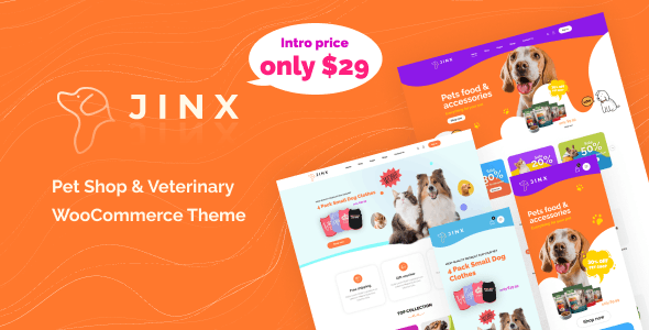 Jinx - Pet Shop Veterinary WooCommerce Theme