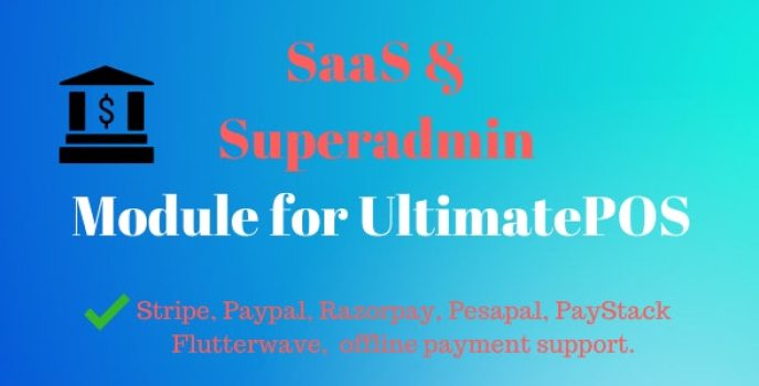 SaaS  Superadmin Module for UltimatePOS – Advance