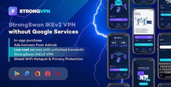 StrongVPN - StrongSwan IKEv2 VPN stable free VPN proxy for Android 3.1