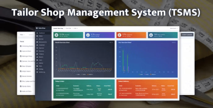 Tailor Shop Management System (TSMS) 1.5.1 - Nulled