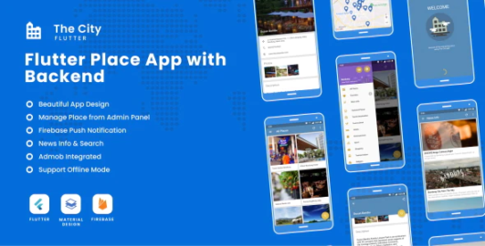 The City Flutter - Place App with Backend