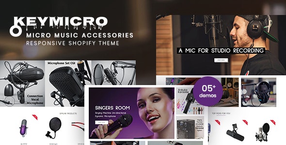 Keymicro - Micro Music Accessories Responsive Shopify Theme