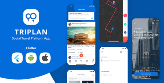 Triplan - Social Travel Flutter Template