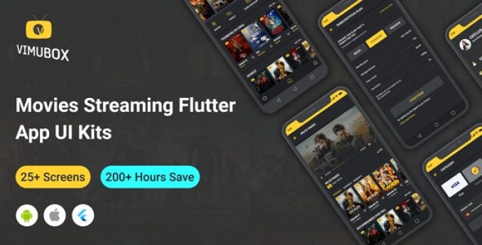 Vumibox – Online Movie Streaming Flutter Full App UI Kit