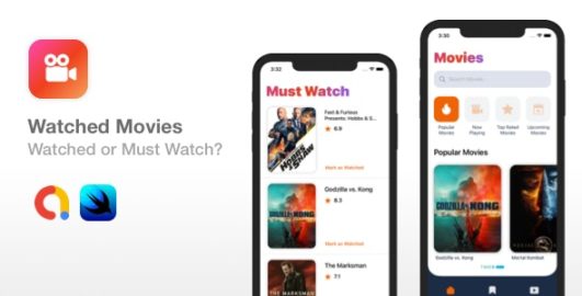 Watched Movies - SwiftUI iOS app template
