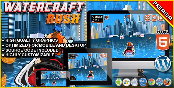 Html5 Racing Games Watercraft Rush - HTML5 Racing Game - Nulled