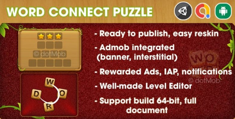 Word Connect Puzzle – Unity Template Project (Android + iOS + AdMob ...