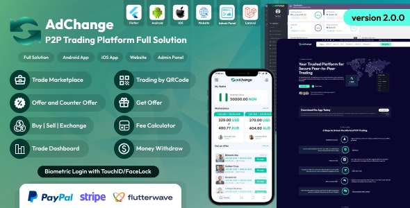 adChange - P2P Trading Platform Full Solution
