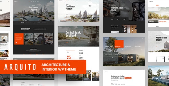 Arquito - 3D Architecture Interior WordPress Theme