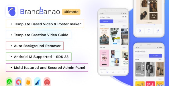 BrandBnao Ultimate - Animated Video  Festival Poster Maker, Brands.live Clone
