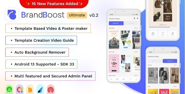 BrandBoost Ultimate - Animated Video  Festival Poster Maker, Brands.live Clone