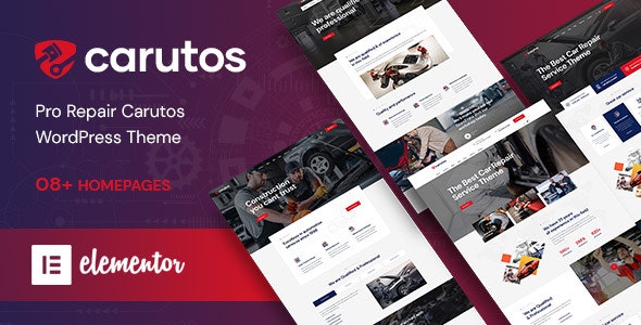 Carutos - Car Repair Services Auto Parts WooCommerce WordPress Theme