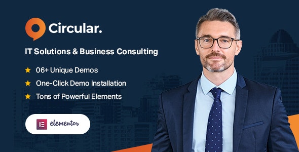 Circular - IT Solutions  Business Consulting Elementor WordPress Theme